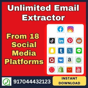 Social Media Email Extractor