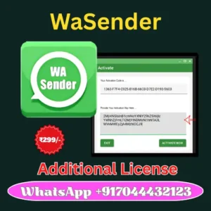 WA Sender Activation Key