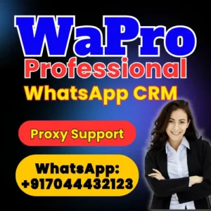 WaPro - Professional WhatsApp CRM