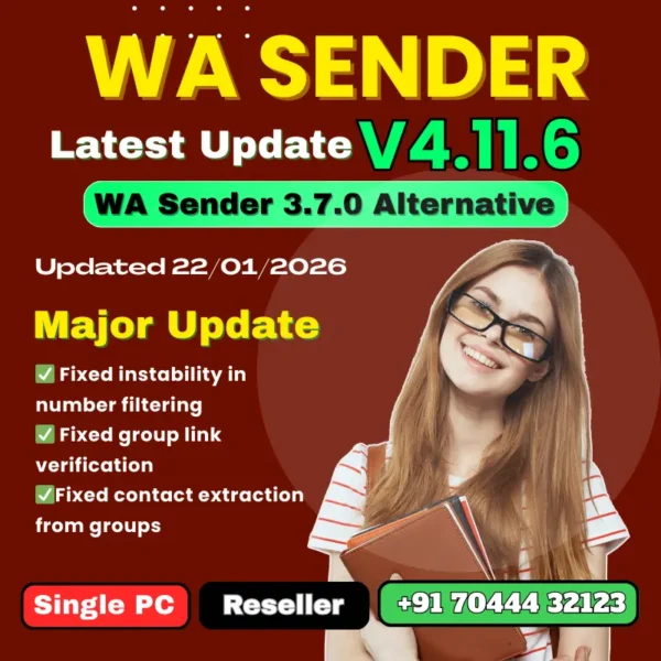 WA Sender Reseller Plan v4.11.6