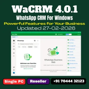 WA CRM v4.0.1 WhatsApp CRM Software