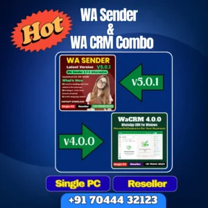 WaCRM + WA Sender Combo
