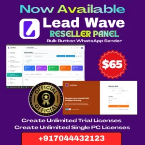 Lead Wave Official Reseller - Best Button WhatsApp Sender