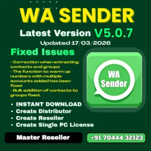 WA Sender Master Reseller