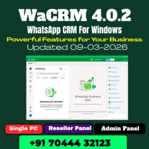 WA CRM v4.0.2 WhatsApp CRM Software Reseller
