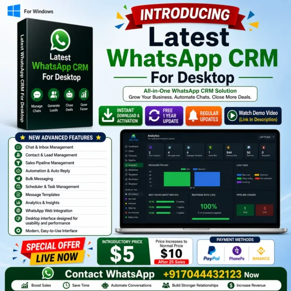 WaCRM New WhatsApp CRM