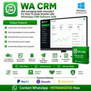 WA CRM v4.0.2 WhatsApp CRM Software