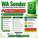 WA Sender v5.1.1 Latest Version Bulk WhatsApp Sender