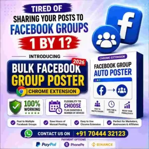 Facebook Group Auto Poster - Bulk Post to Facebook Groups