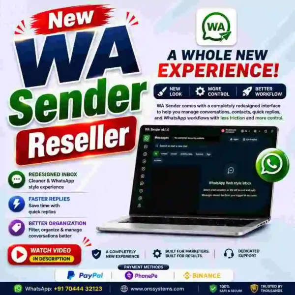 WA Sender Reseller Plan