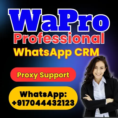 WaPro - Professional WhatsApp CRM